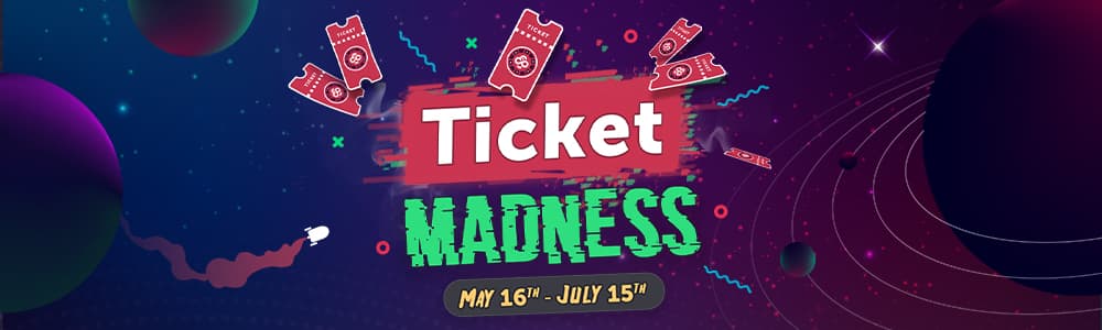 Welcome to Ticket Madness, where you can win big while having a blast!